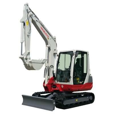 Takeuchi TB53FR 5.5 Tonne Zero Swing Excavator